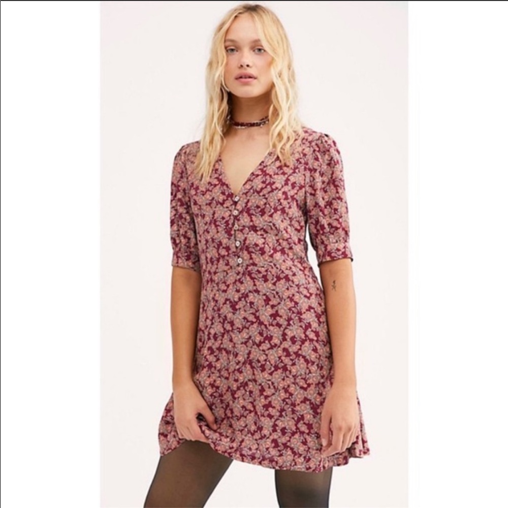 NWOT Free People Provence Mini Dress